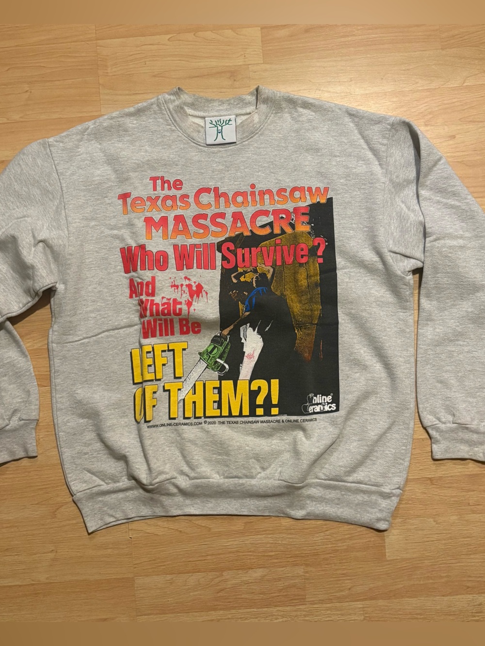Online Ceramics x Texas Chainsaw Massacre sweatshirt